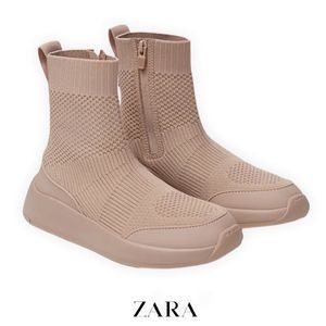 ZARA Kids | Pink | Sock Style High Tops